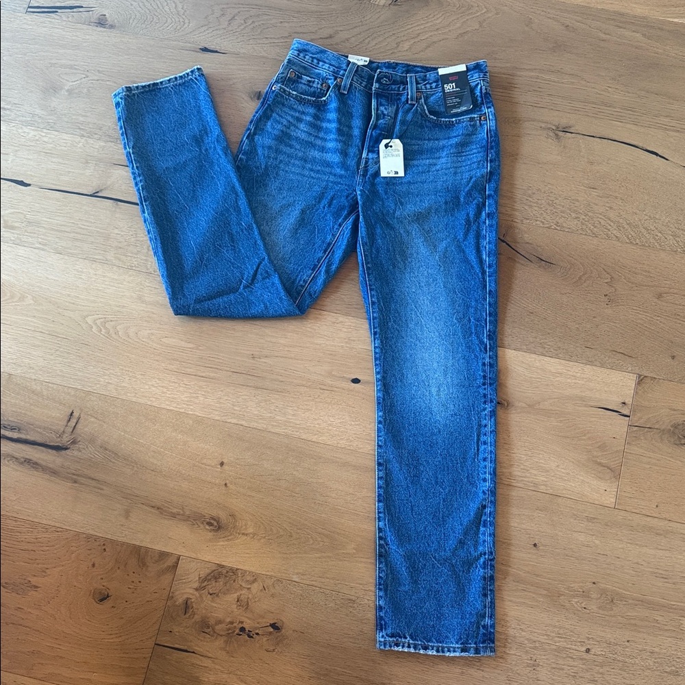 Levi's Classic Straight Leg Blue Jeans